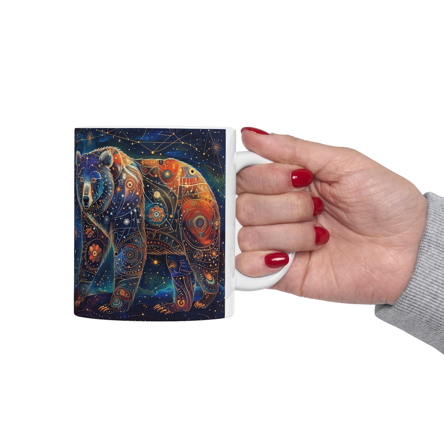 Cosmic Bear C - Ceramic Mug Collection