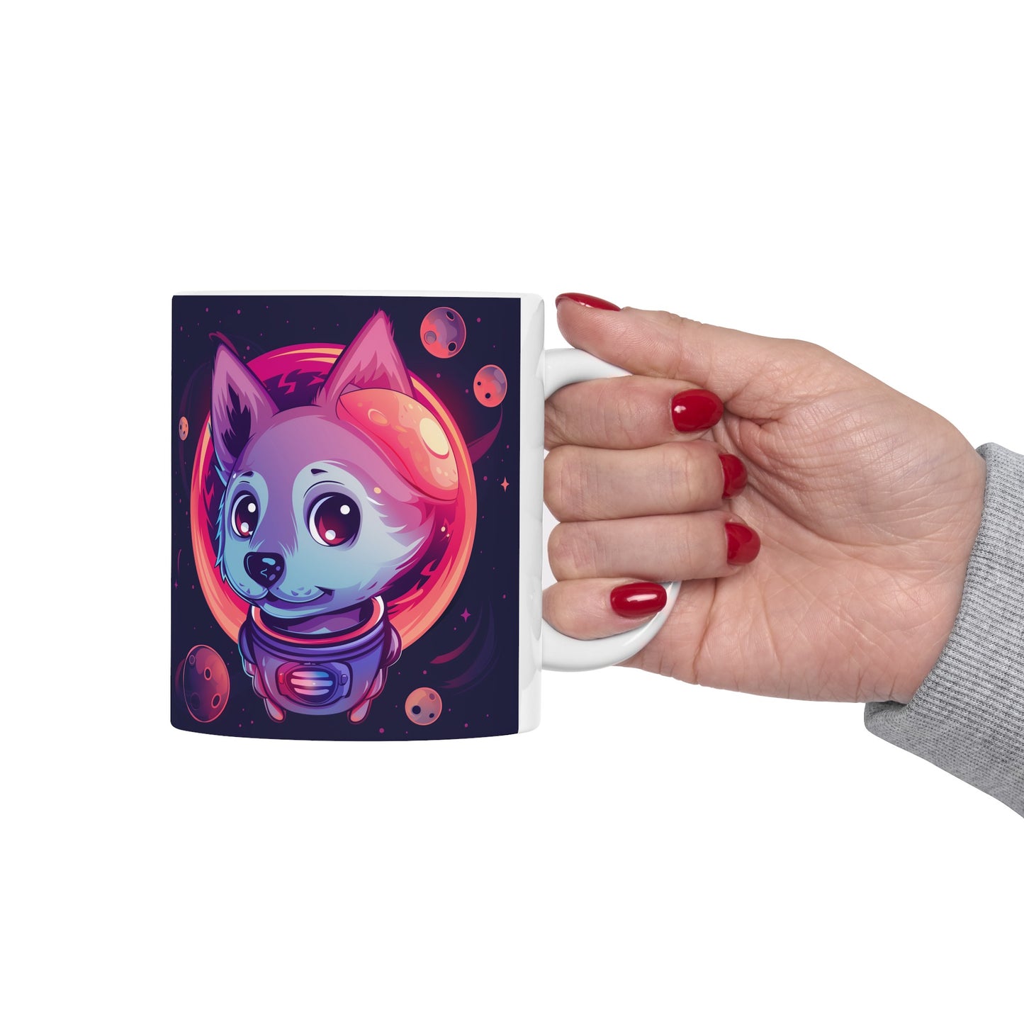 Cute Space Dog D - Ceramic Mug Collection