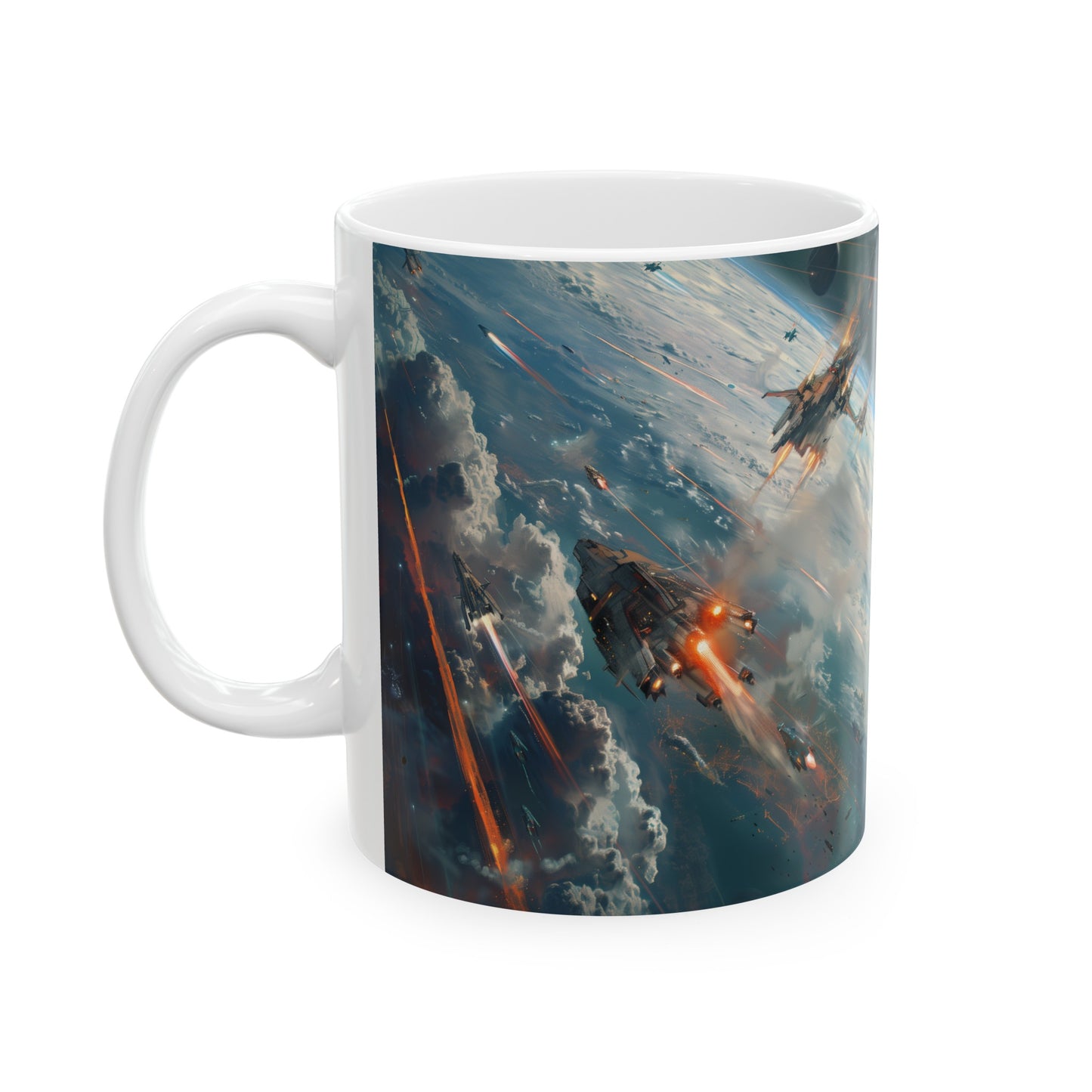 Space Battle D - Ceramic Mug Collection