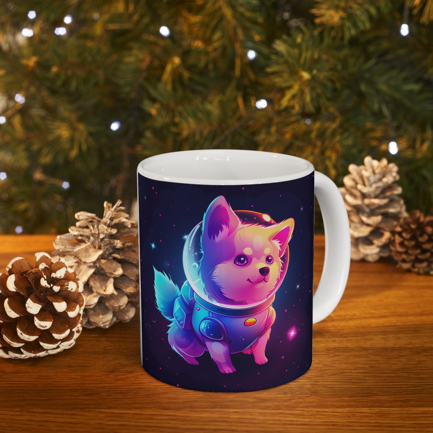 Cute Space Dog B - Ceramic Mug Collection