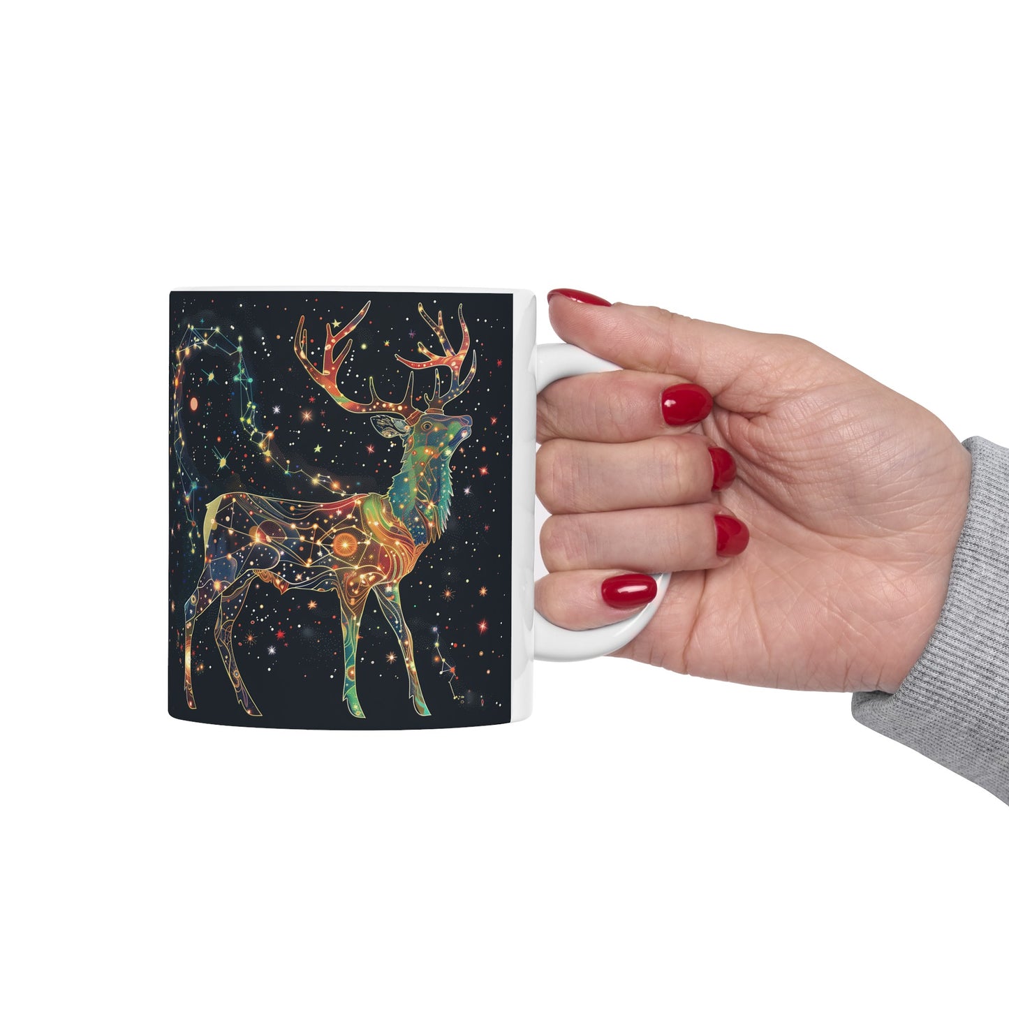 Cosmic Deer D - Ceramic Mug Collection