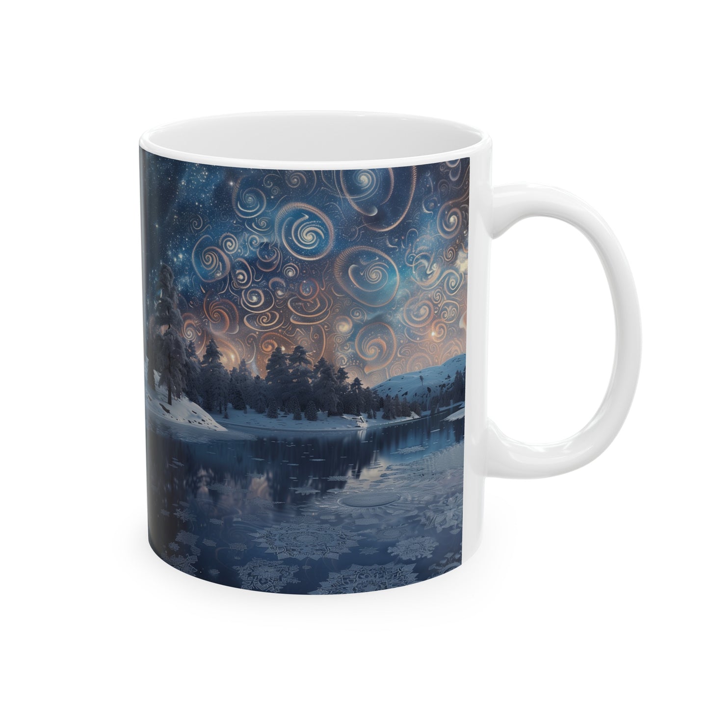 Frozen Lake Galaxy A - Ceramic Mug Collection