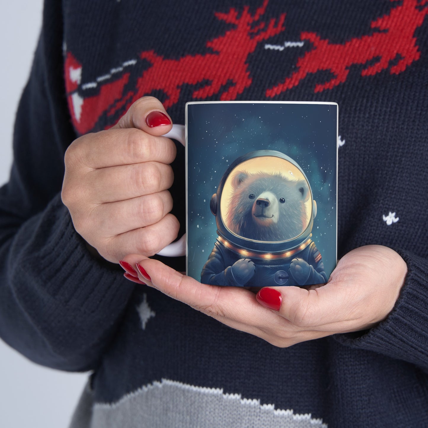 Cute Space Bear C - Ceramic Mug Collection