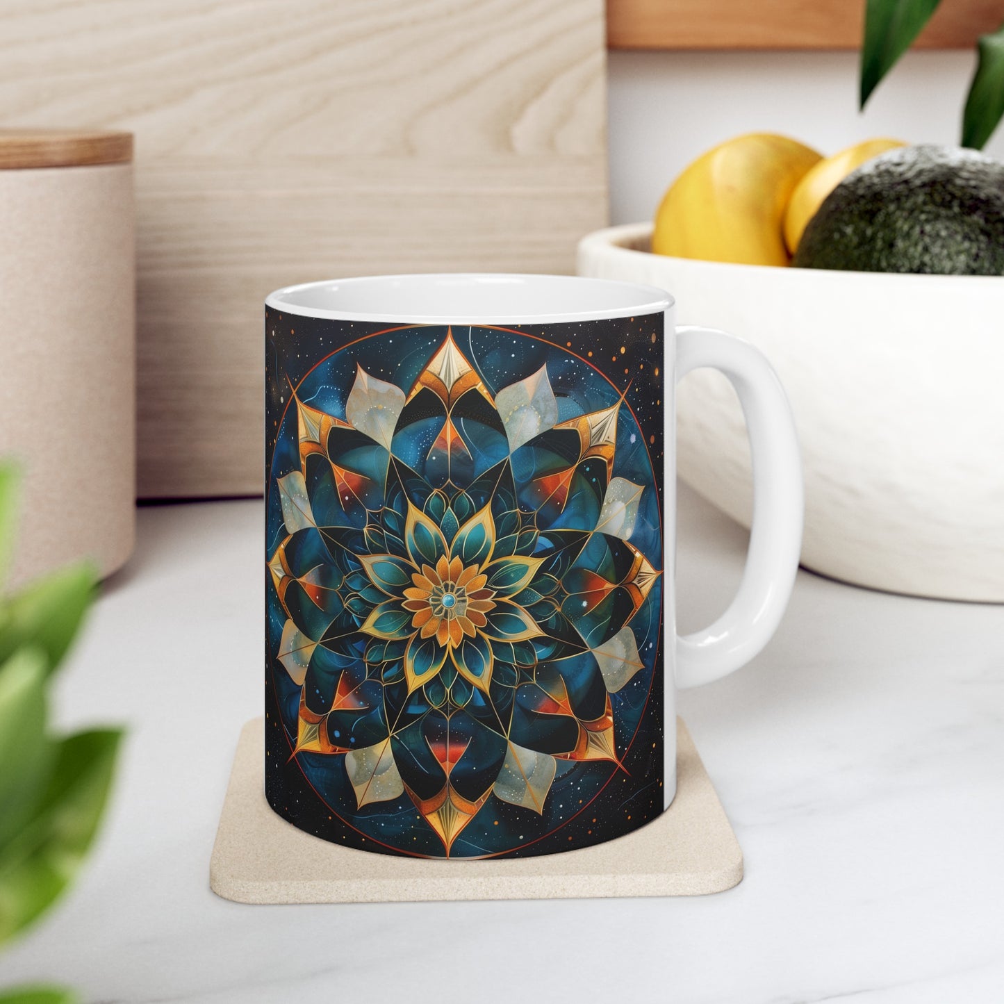 Geometric Mandala A - Ceramic Mug Collection