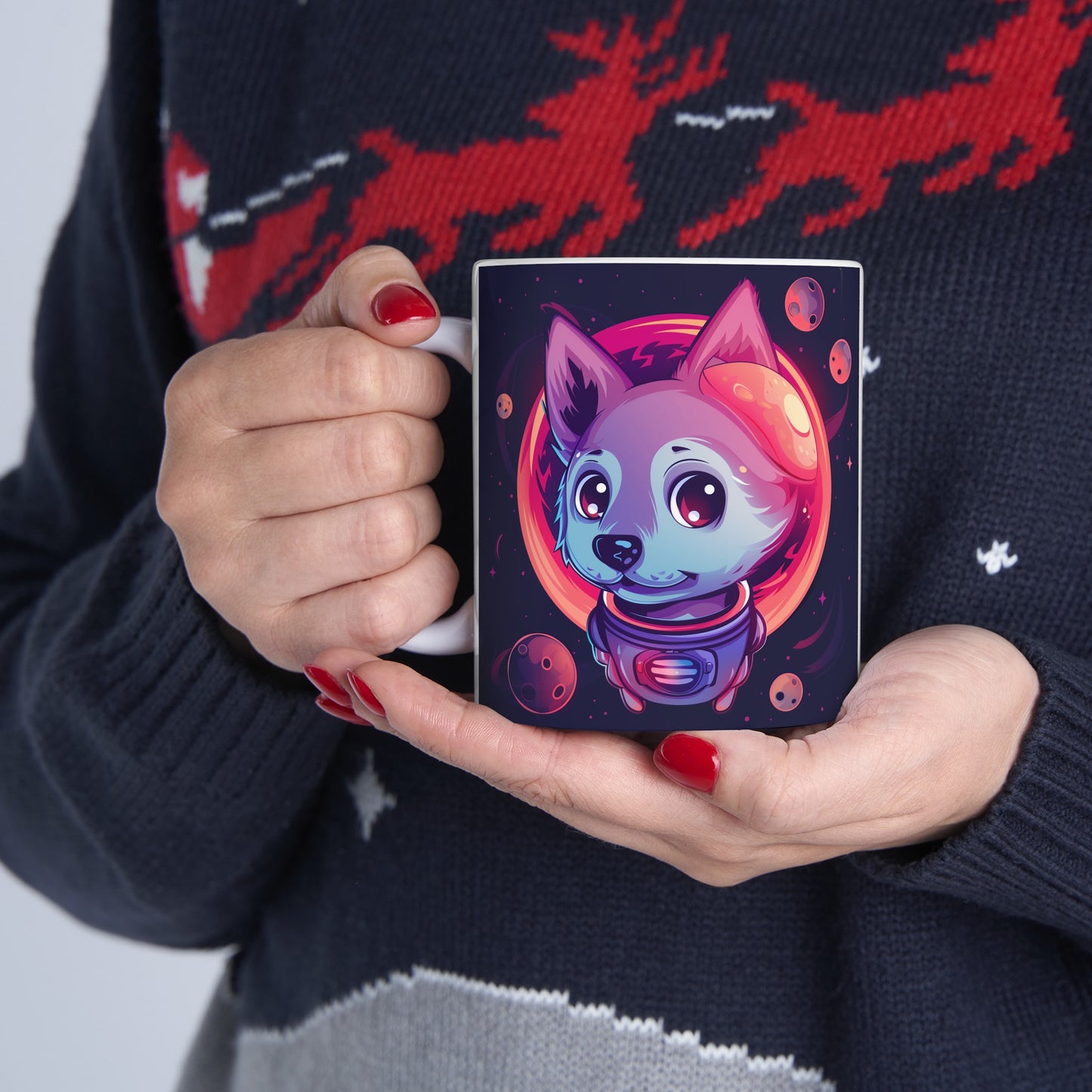 Cute Space Dog D - Ceramic Mug Collection