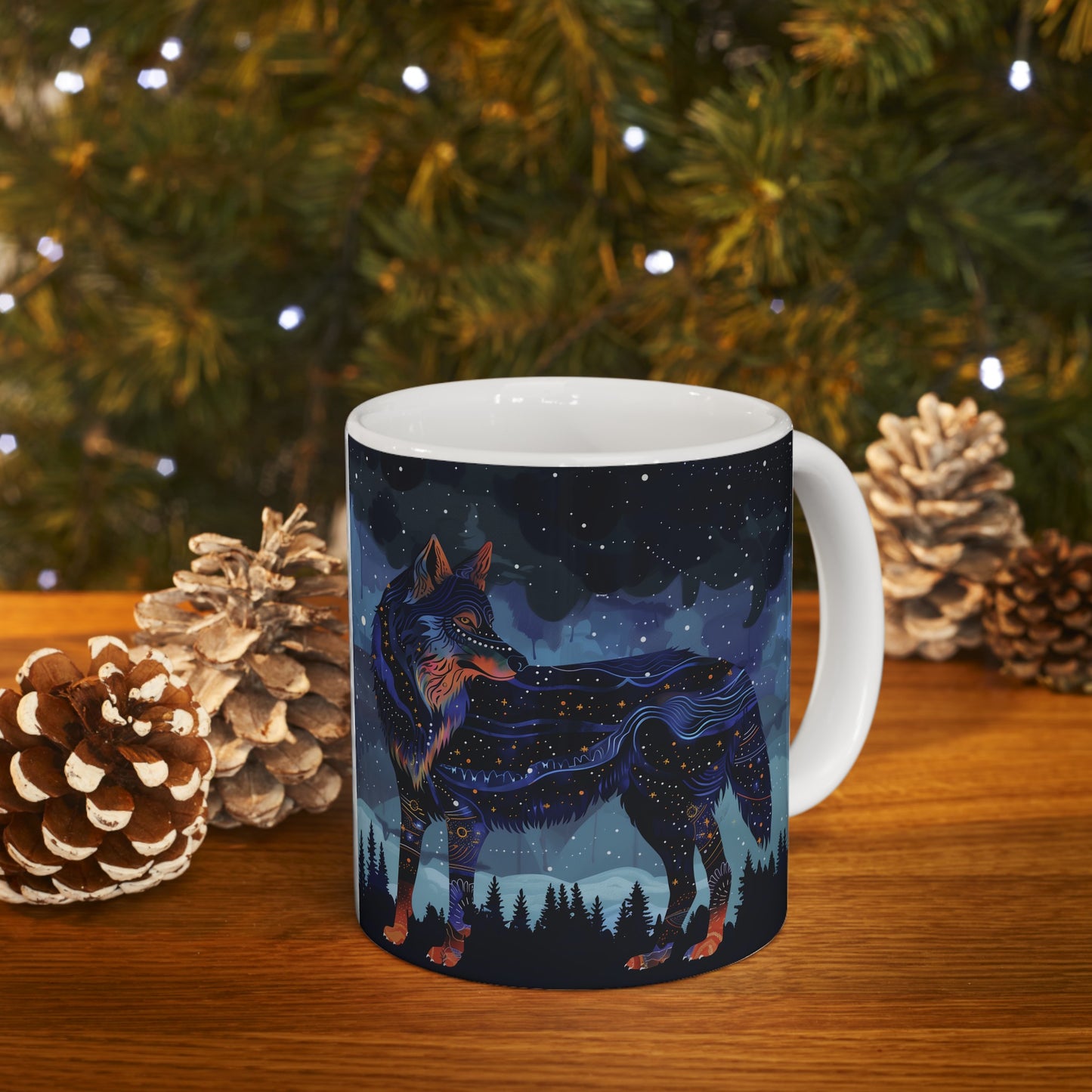 Cosmic Wolf A - Ceramic Mug Collection