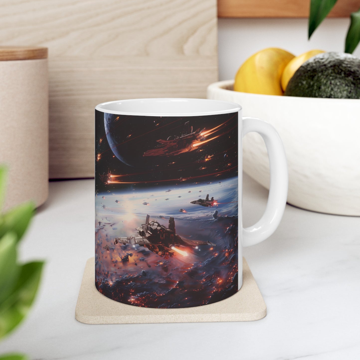 Space Battle B - Ceramic Mug Collection