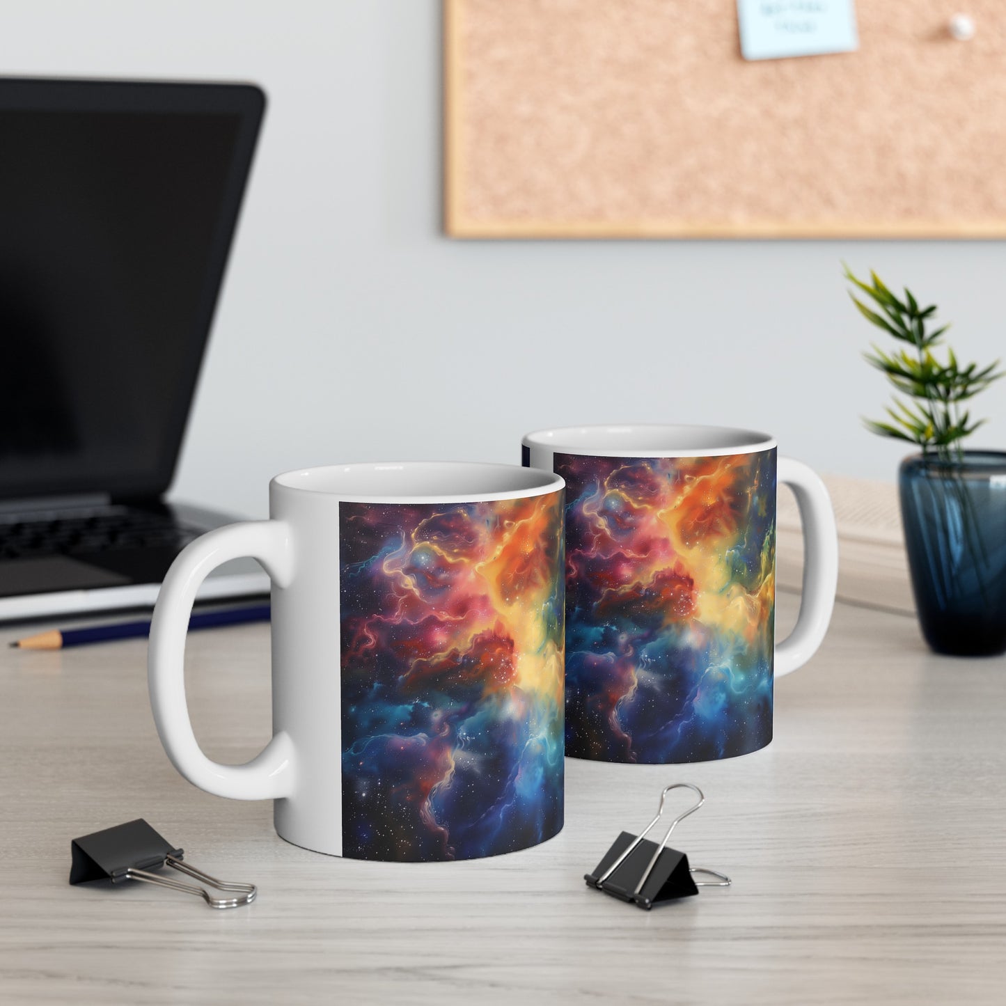 Artistic Nebula D - Ceramic Mug Collection