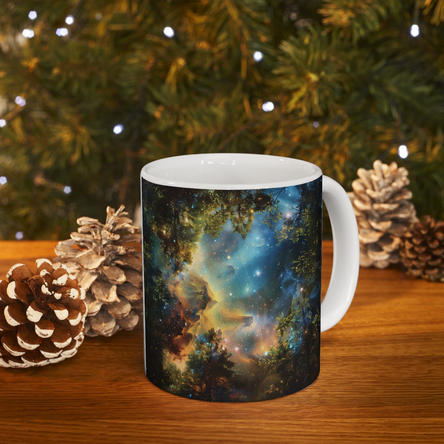 Cosmic Forest C - Ceramic Mug Collection