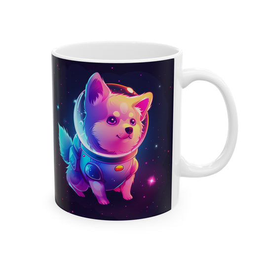 Cute Space Dog B - Ceramic Mug Collection