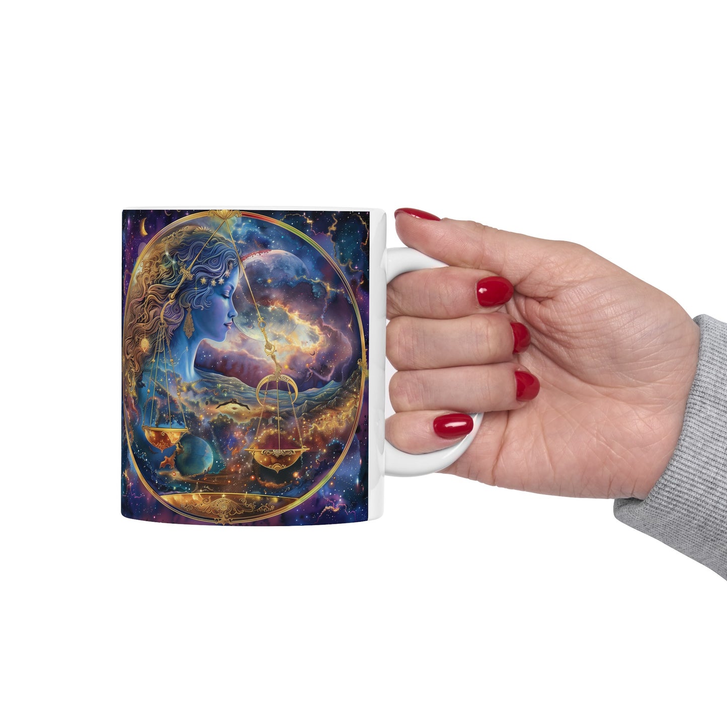 Libra Celestial #4 - Ceramic Zodiac Mug Collection