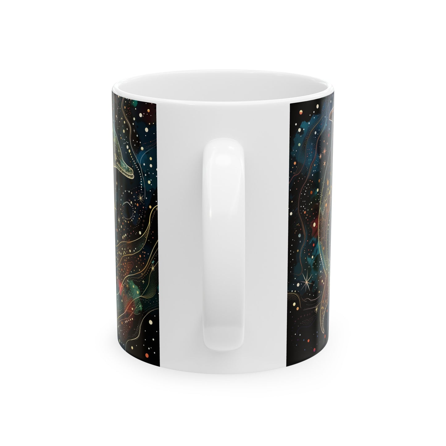 Cosmic Dolphin D - Ceramic Mug Collection