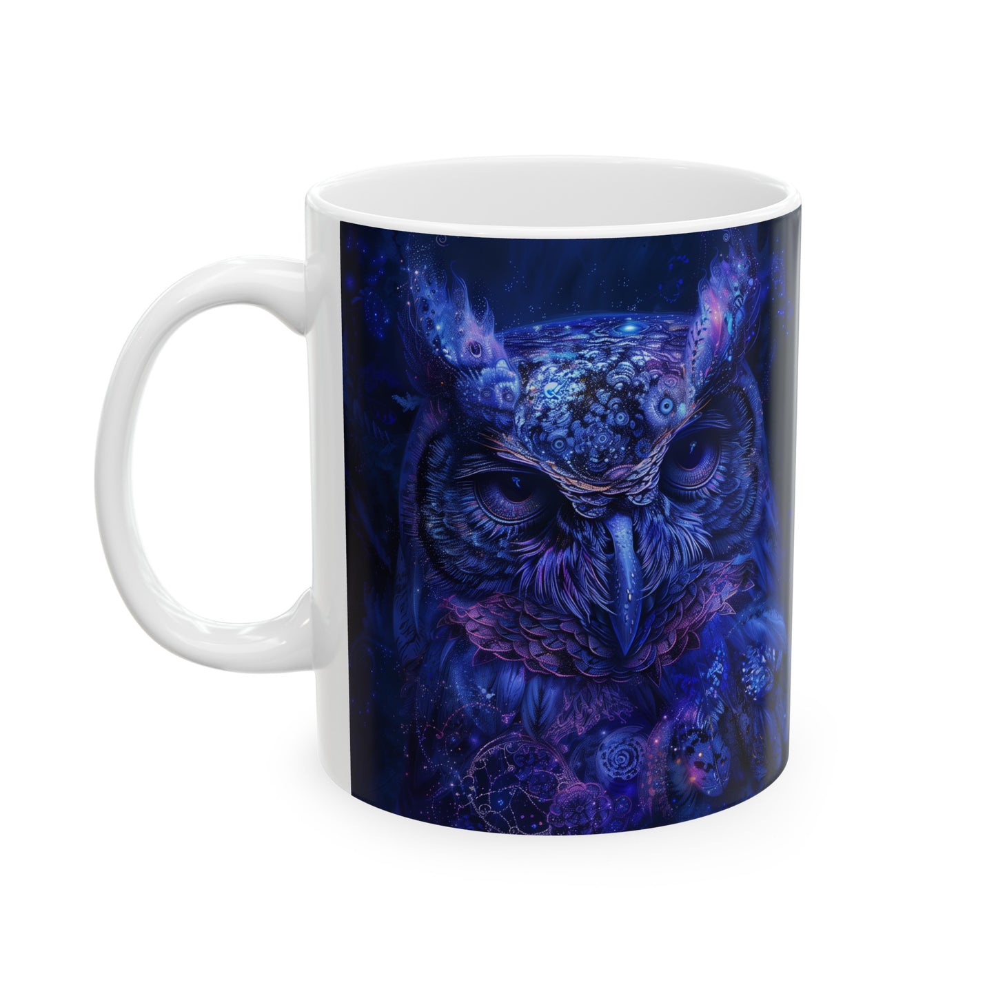 Cosmic Owl C - Ceramic Mug Collection