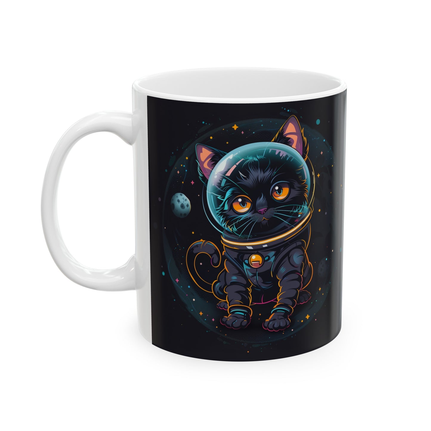 Cute Space Cat A - Ceramic Mug Collection