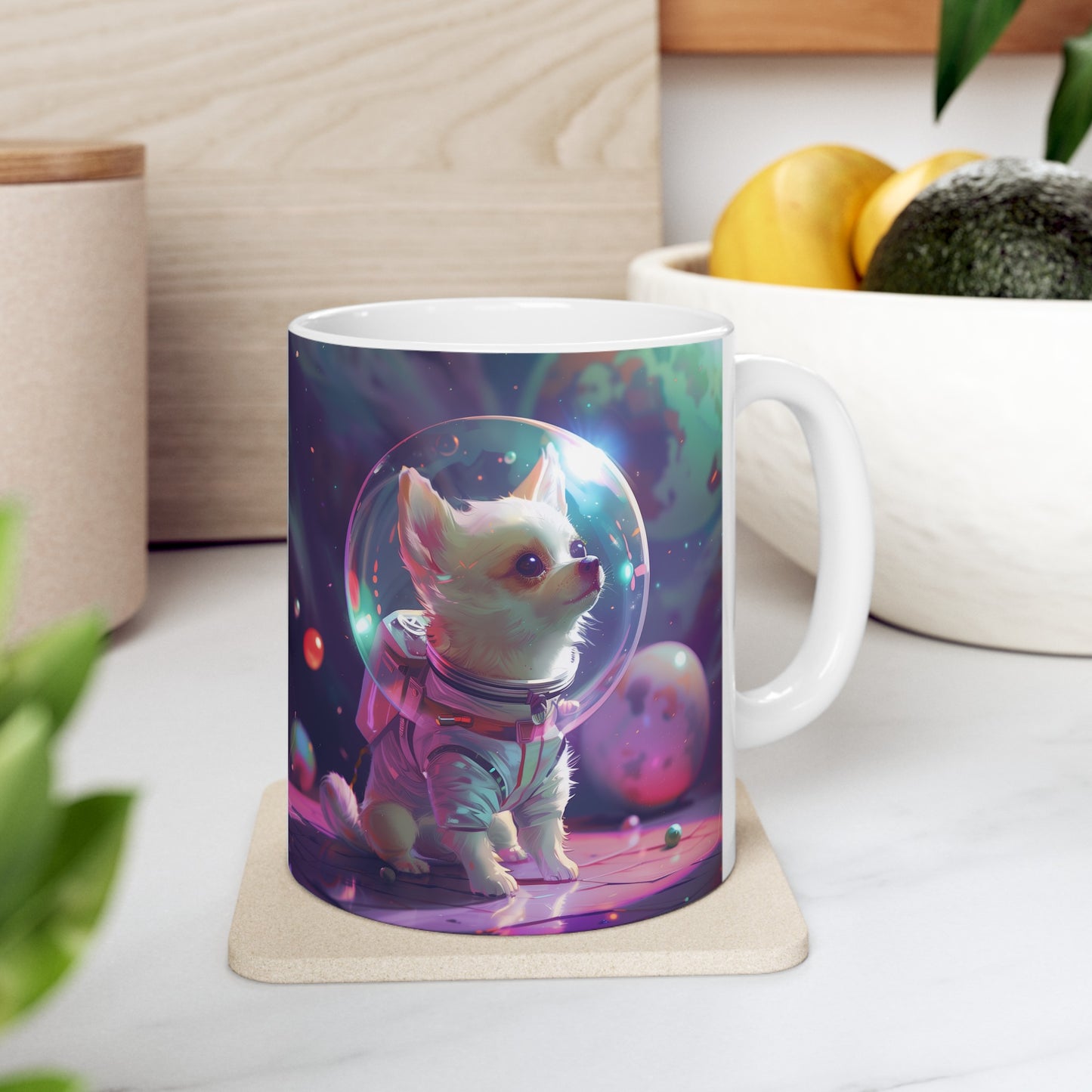 Cute Space Dog C - Ceramic Mug Collection