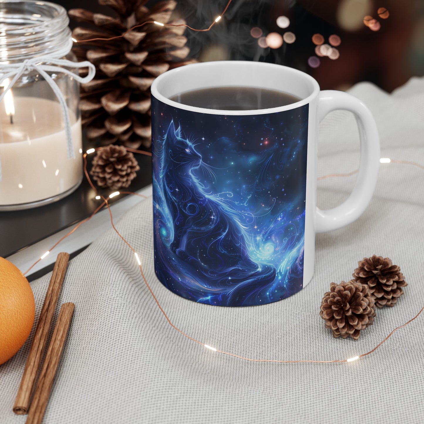 Cosmic Cat A - Ceramic Mug Collection