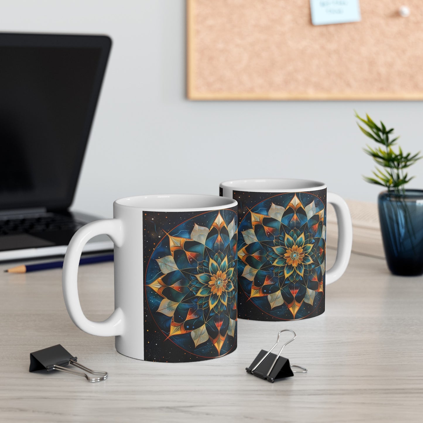 Geometric Mandala A - Ceramic Mug Collection