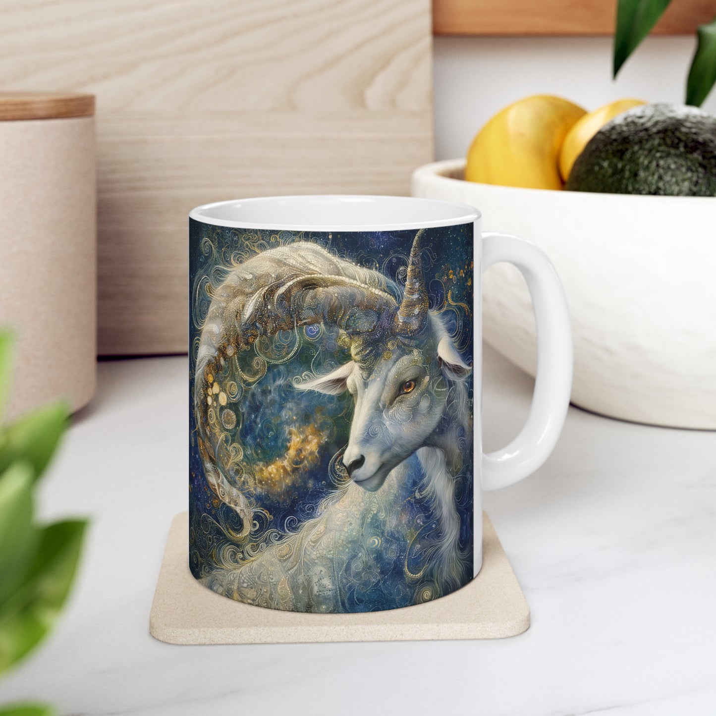 Capricorn Celestial #1 - Ceramic Zodiac Mug Collection