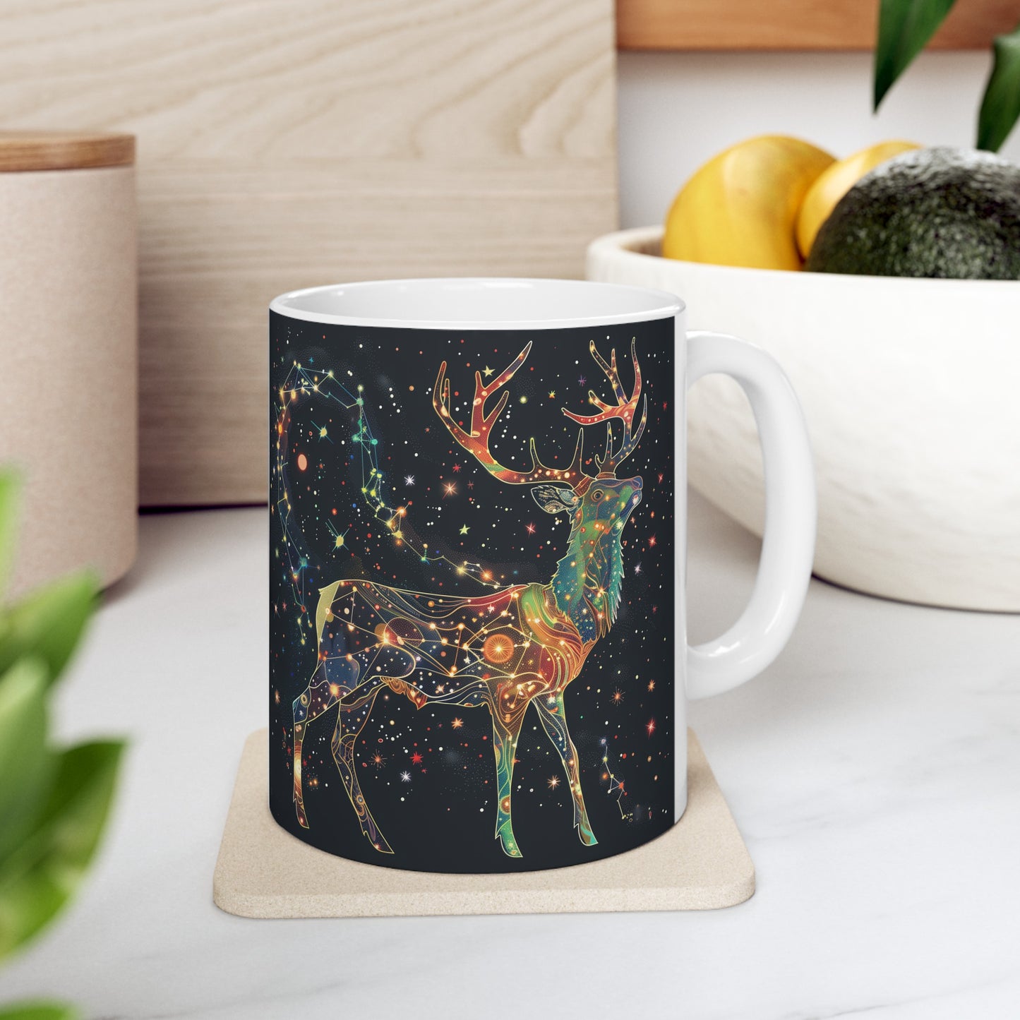 Cosmic Deer D - Ceramic Mug Collection