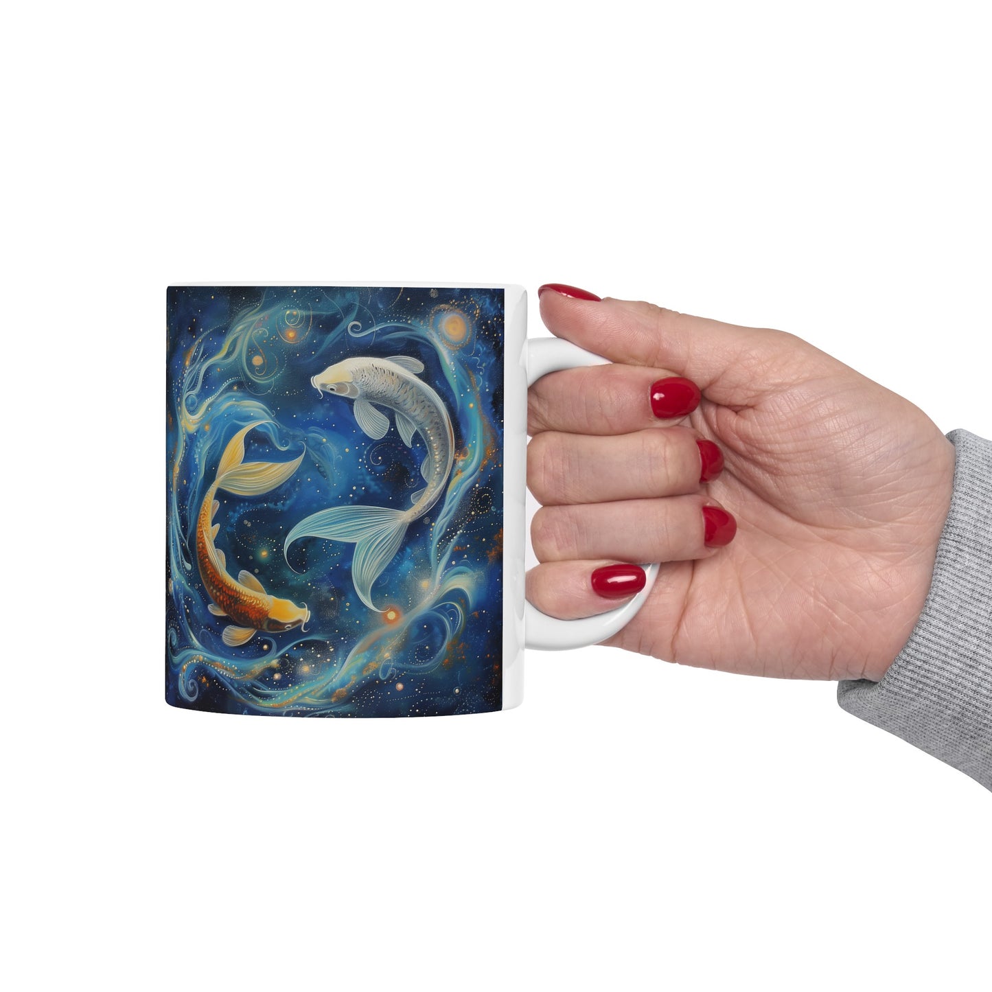 Pisces Celestial #1 - Ceramic Zodiac Mug Collection