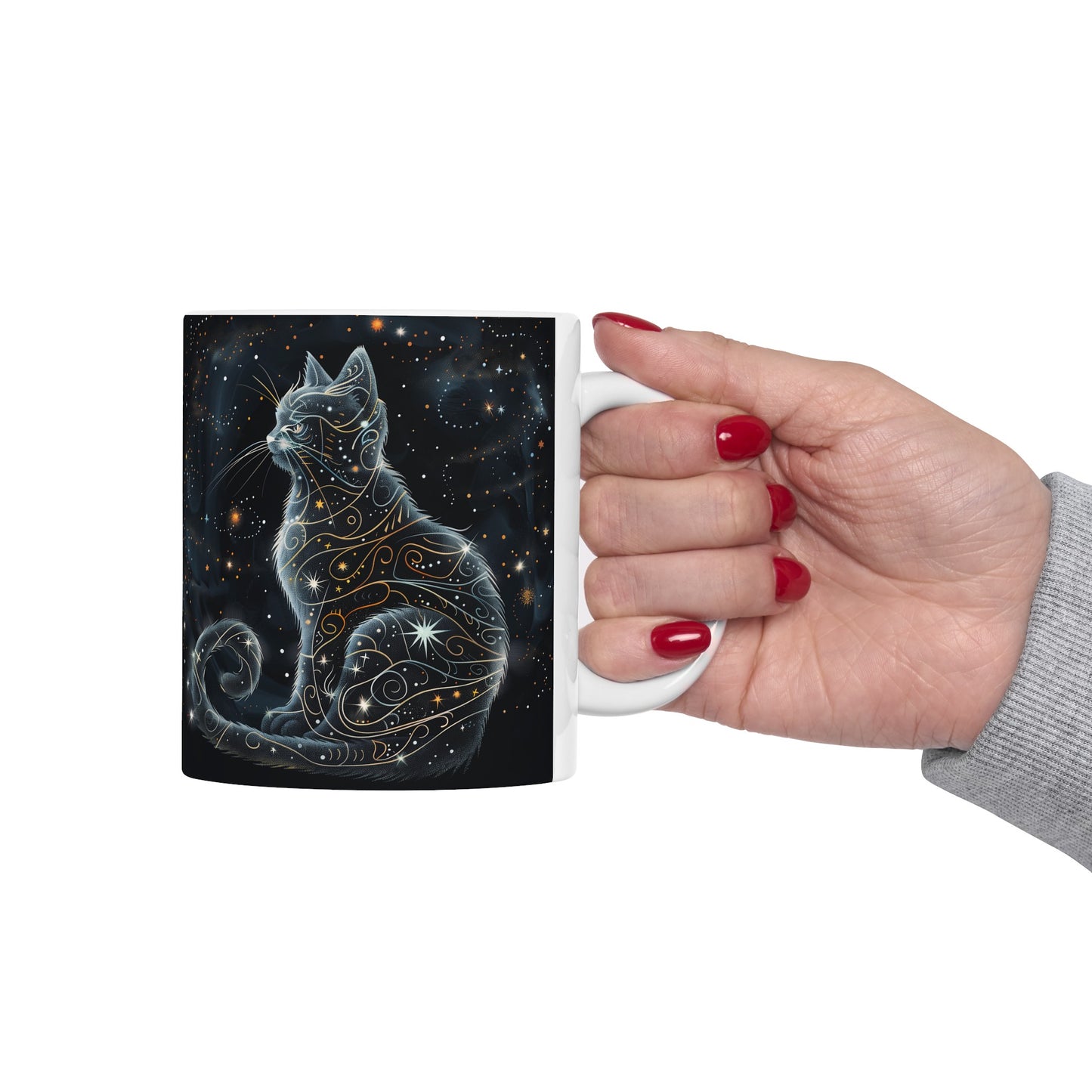 Cosmic Cat C - Ceramic Mug Collection