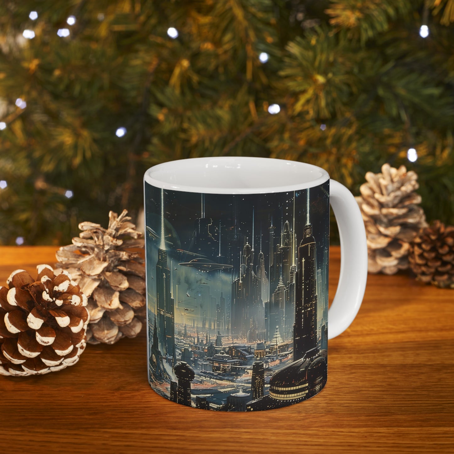 Futuristic City A - Ceramic Mug Collection