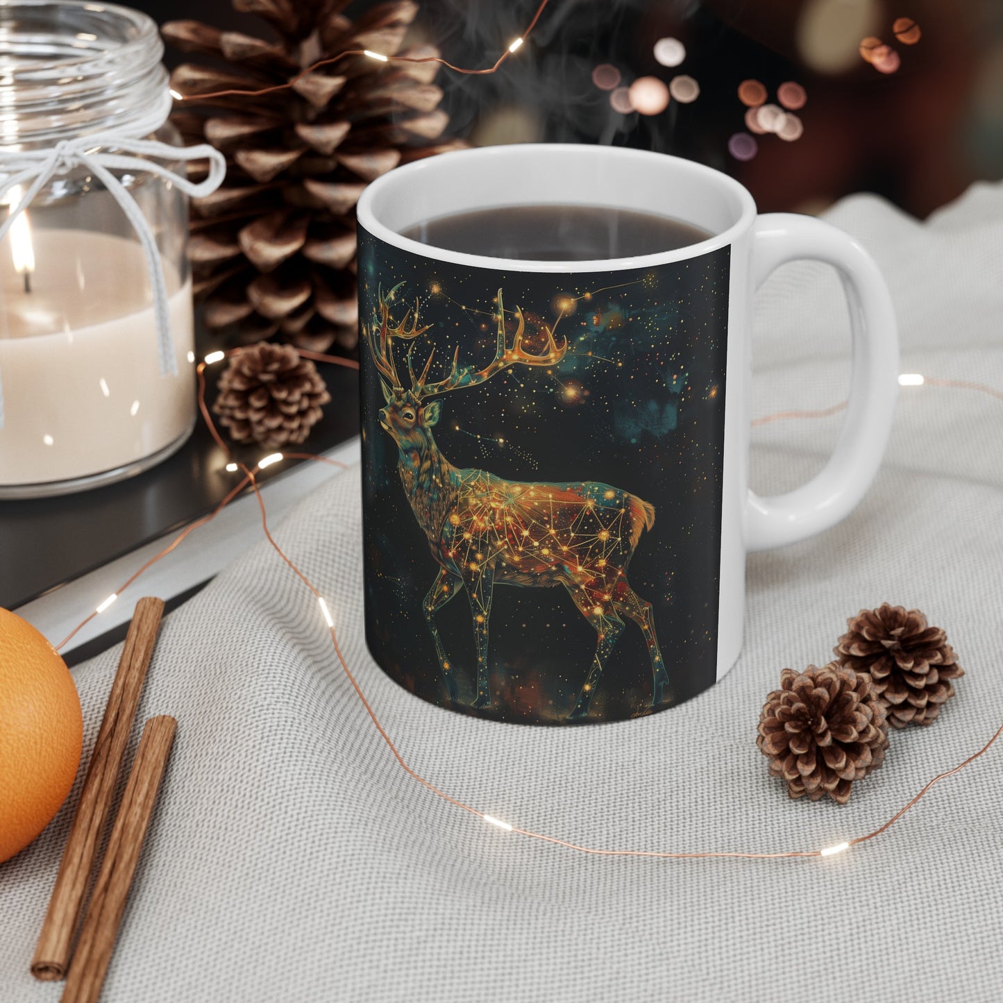 Cosmic Deer B - Ceramic Mug Collection