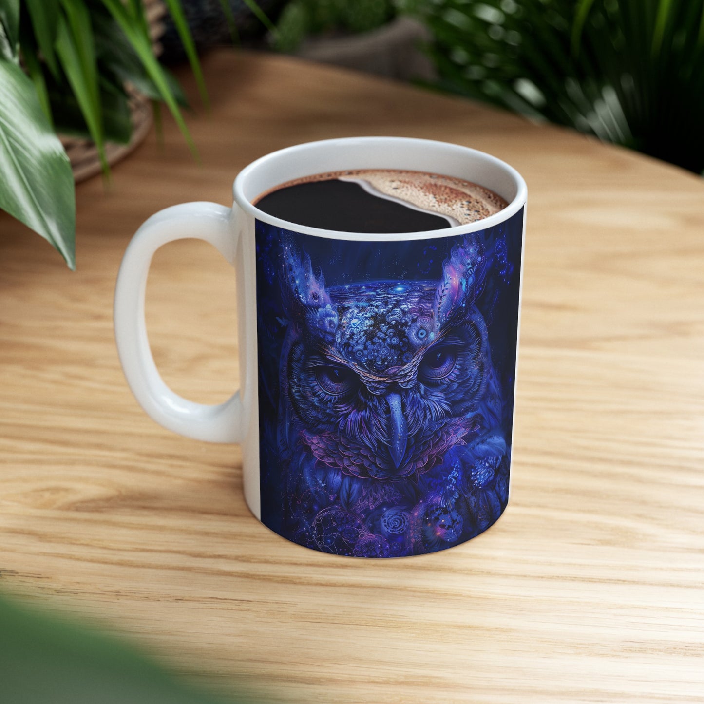 Cosmic Owl C - Ceramic Mug Collection