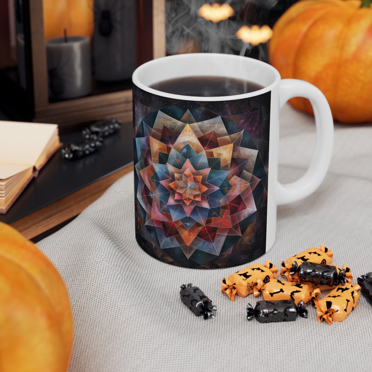 Geometric Mandala B - Ceramic Mug Collection