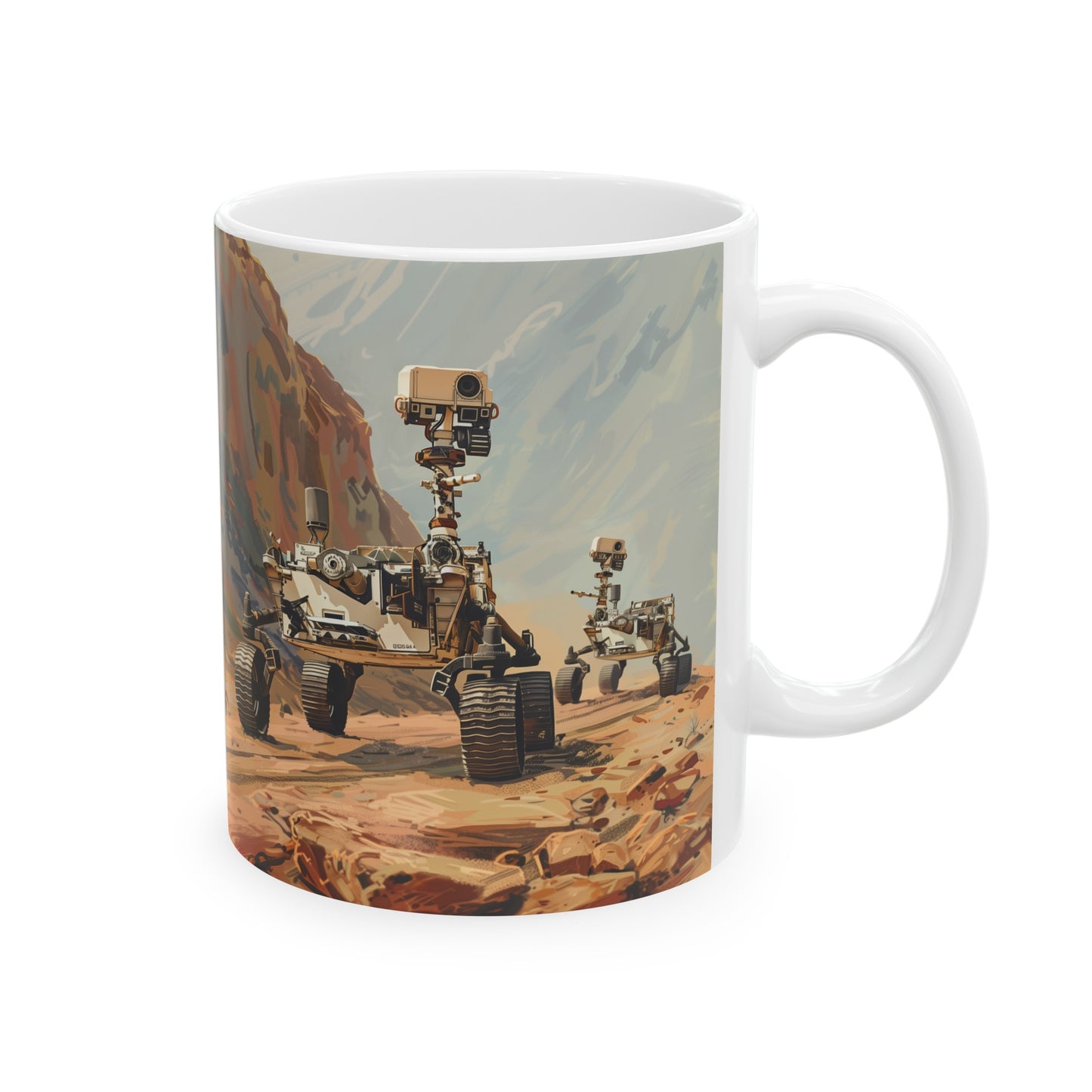 Mars Rovers C - Ceramic Mug Collection