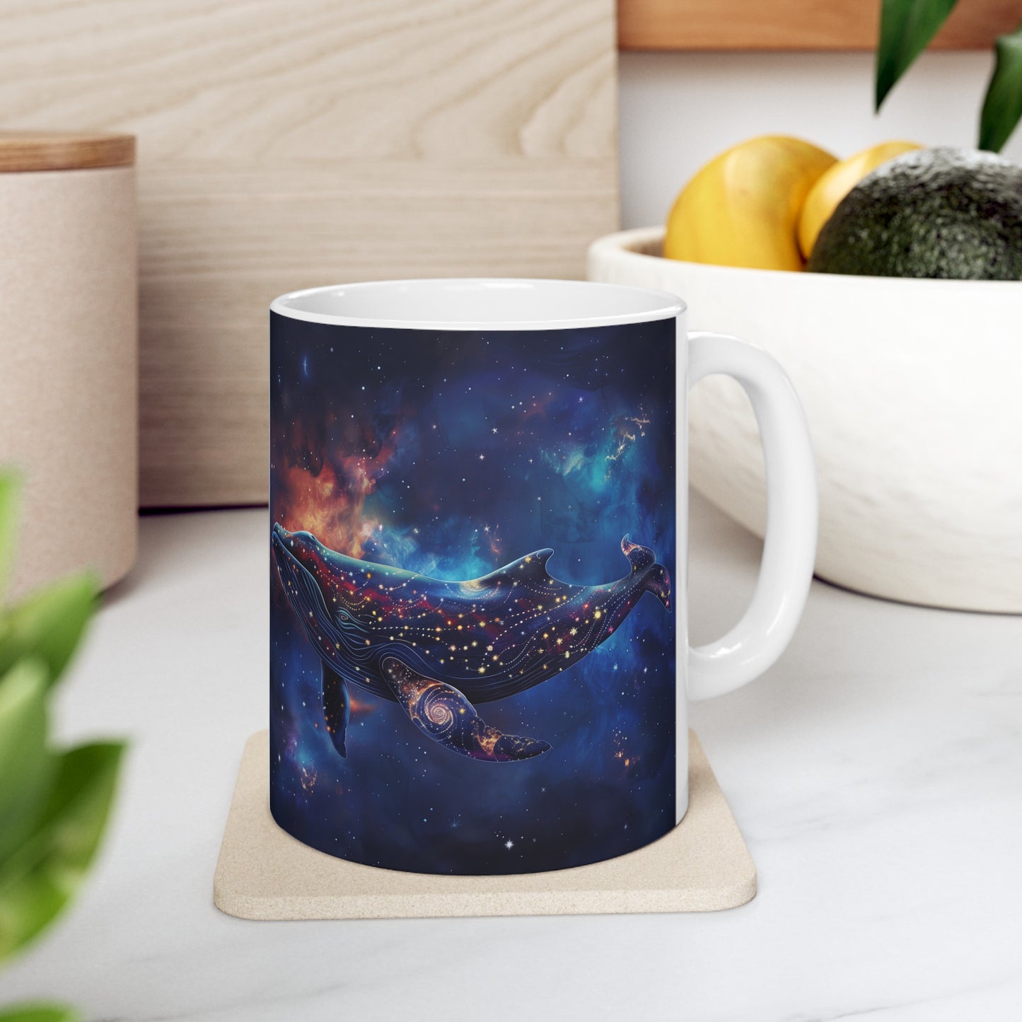 Cosmic Whale B - Ceramic Mug Collection