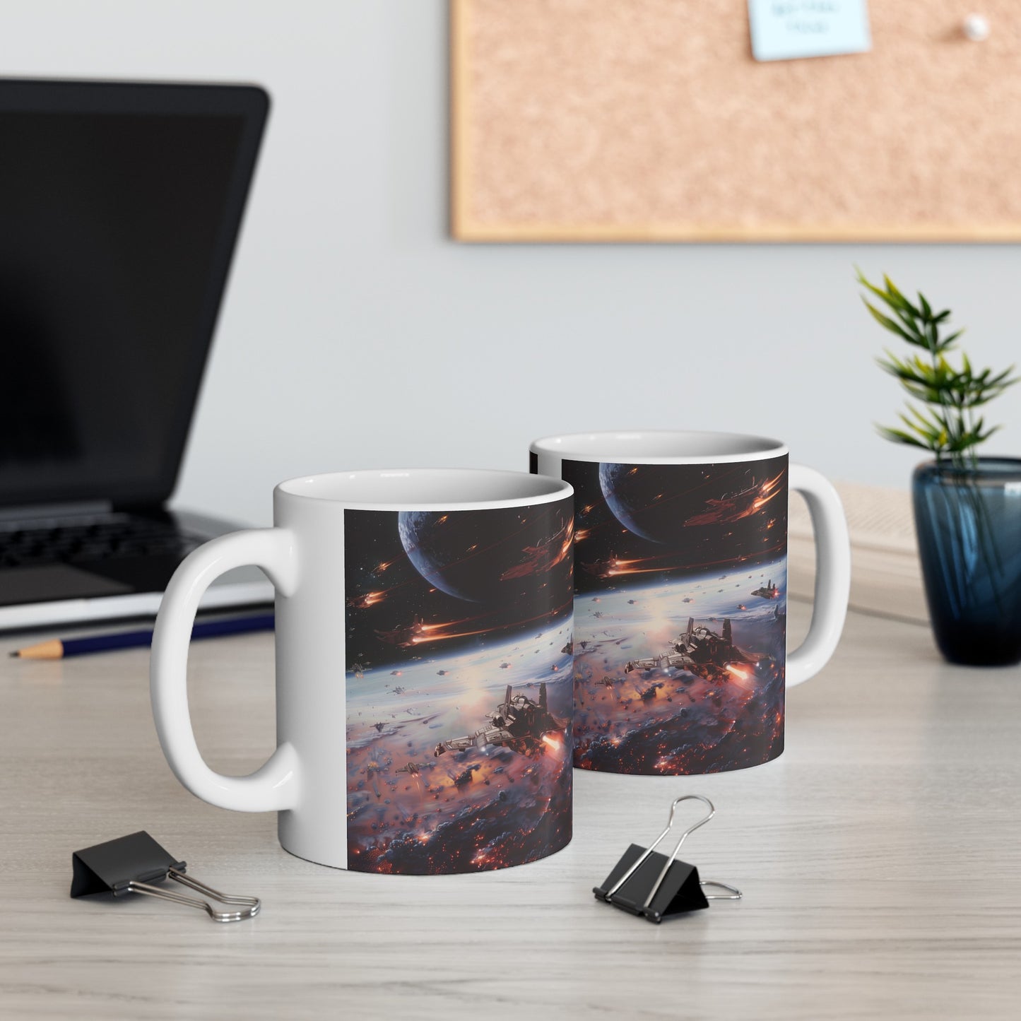 Space Battle B - Ceramic Mug Collection