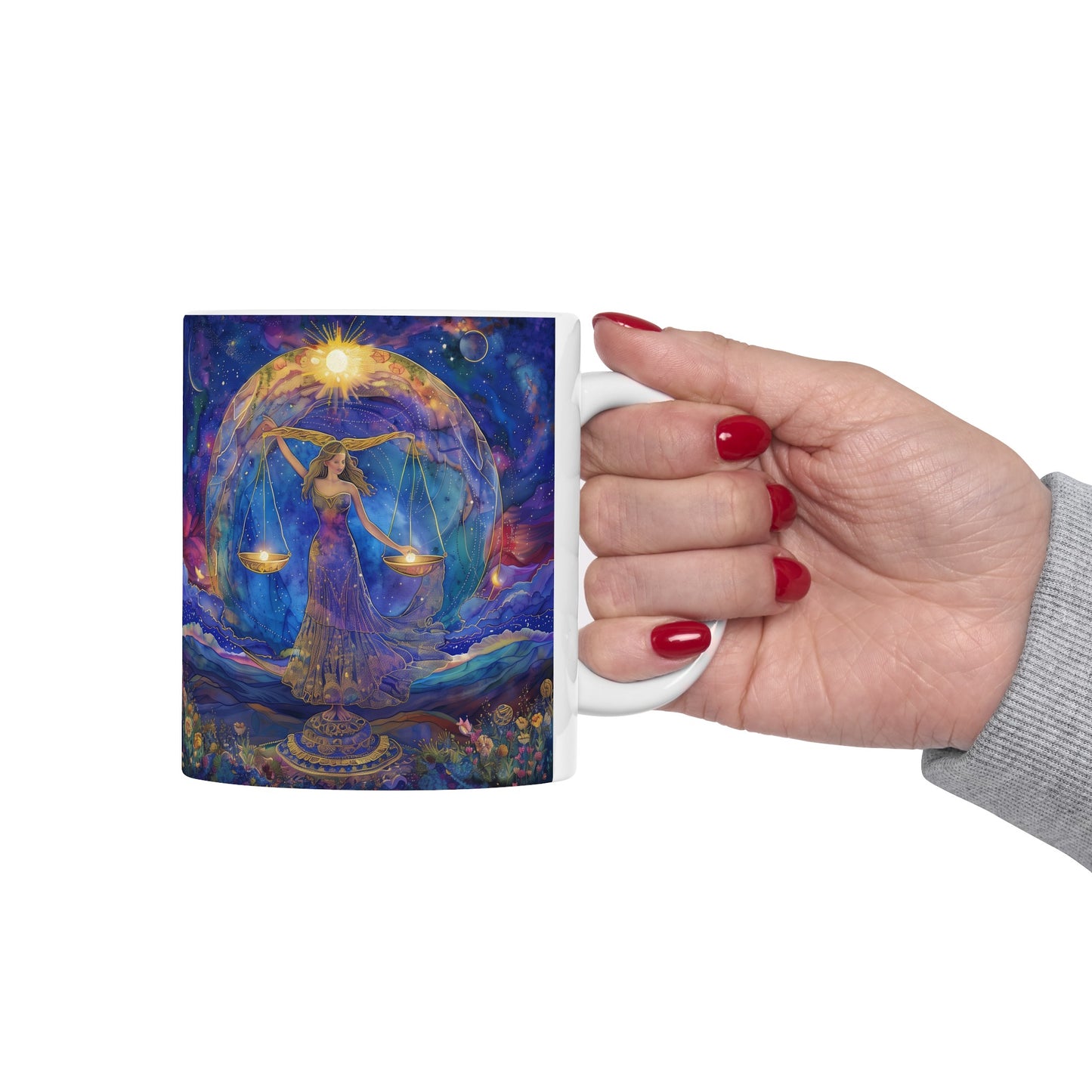 Libra Celestial #3 - Ceramic Zodiac Mug Collection