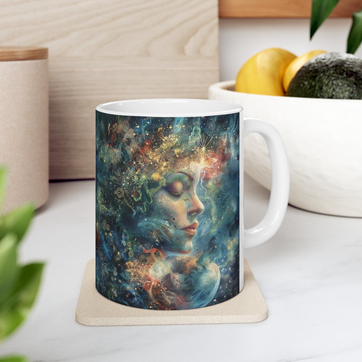 Aquarius Celestial #1 - Ceramic Zodiac Mug Collection