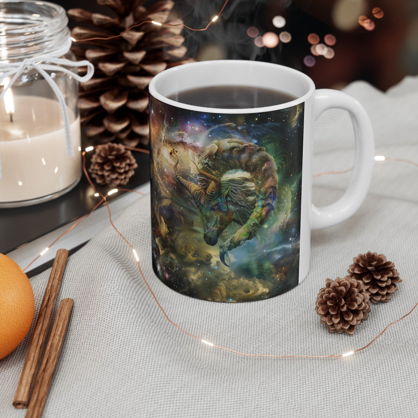 Capricorn Celestial #3 - Ceramic Zodiac Mug Collection