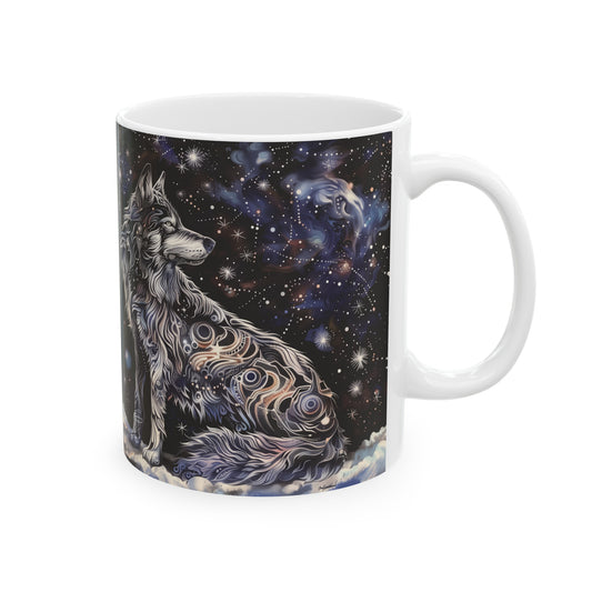 Cosmic Wolf C - Ceramic Mug Collection