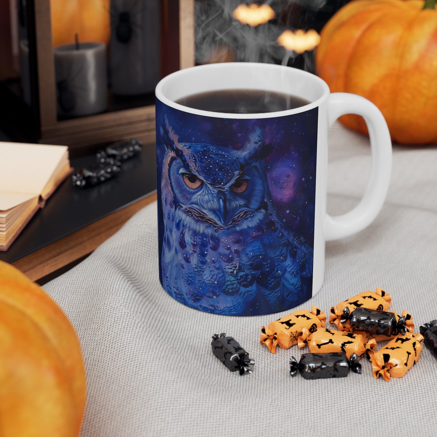 Cosmic Owl B - Ceramic Mug Collection