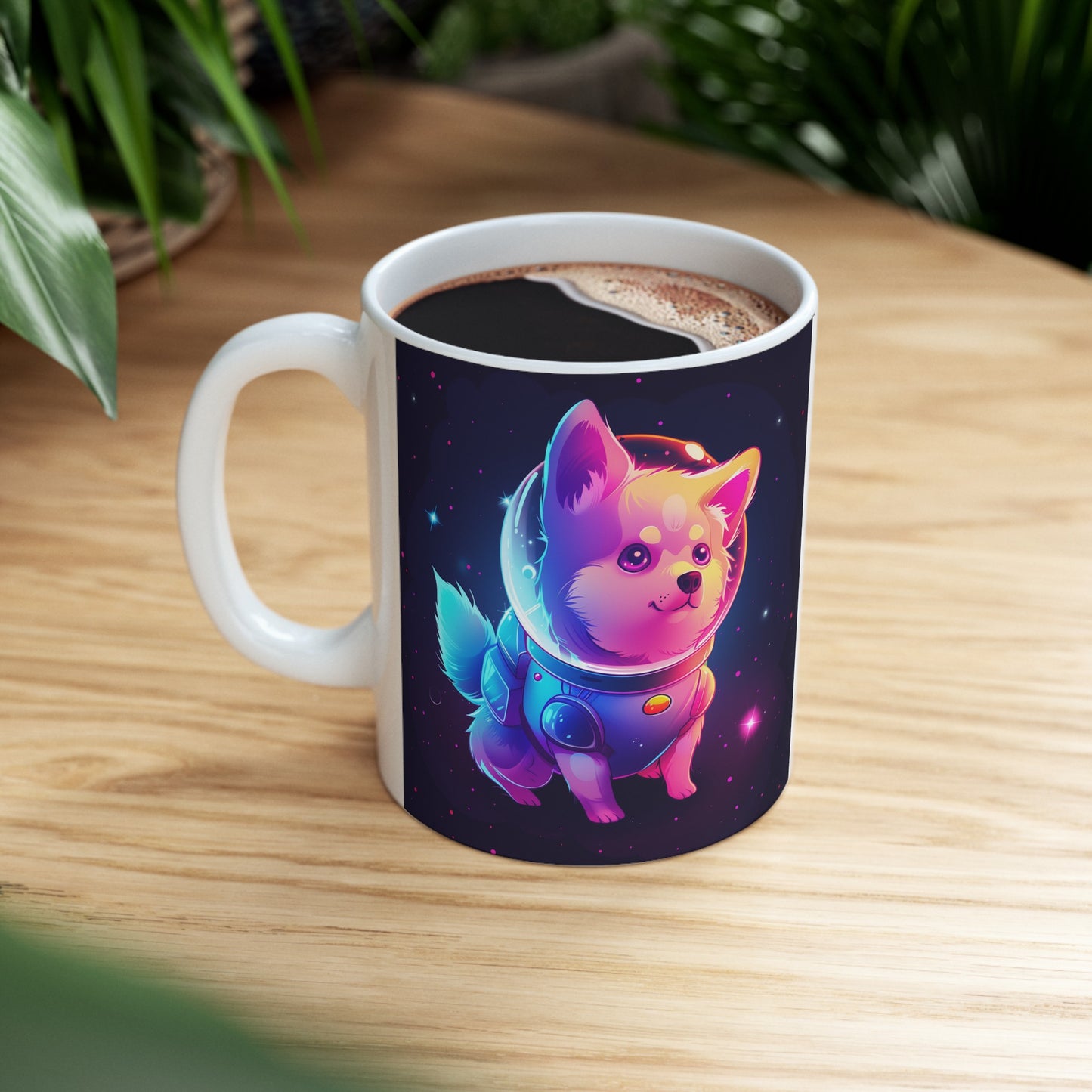 Cute Space Dog B - Ceramic Mug Collection