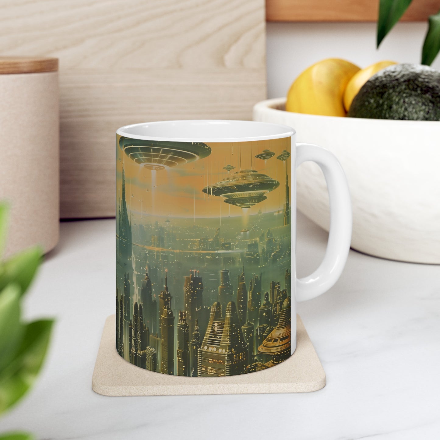 Futuristic City C - Ceramic Mug Collection