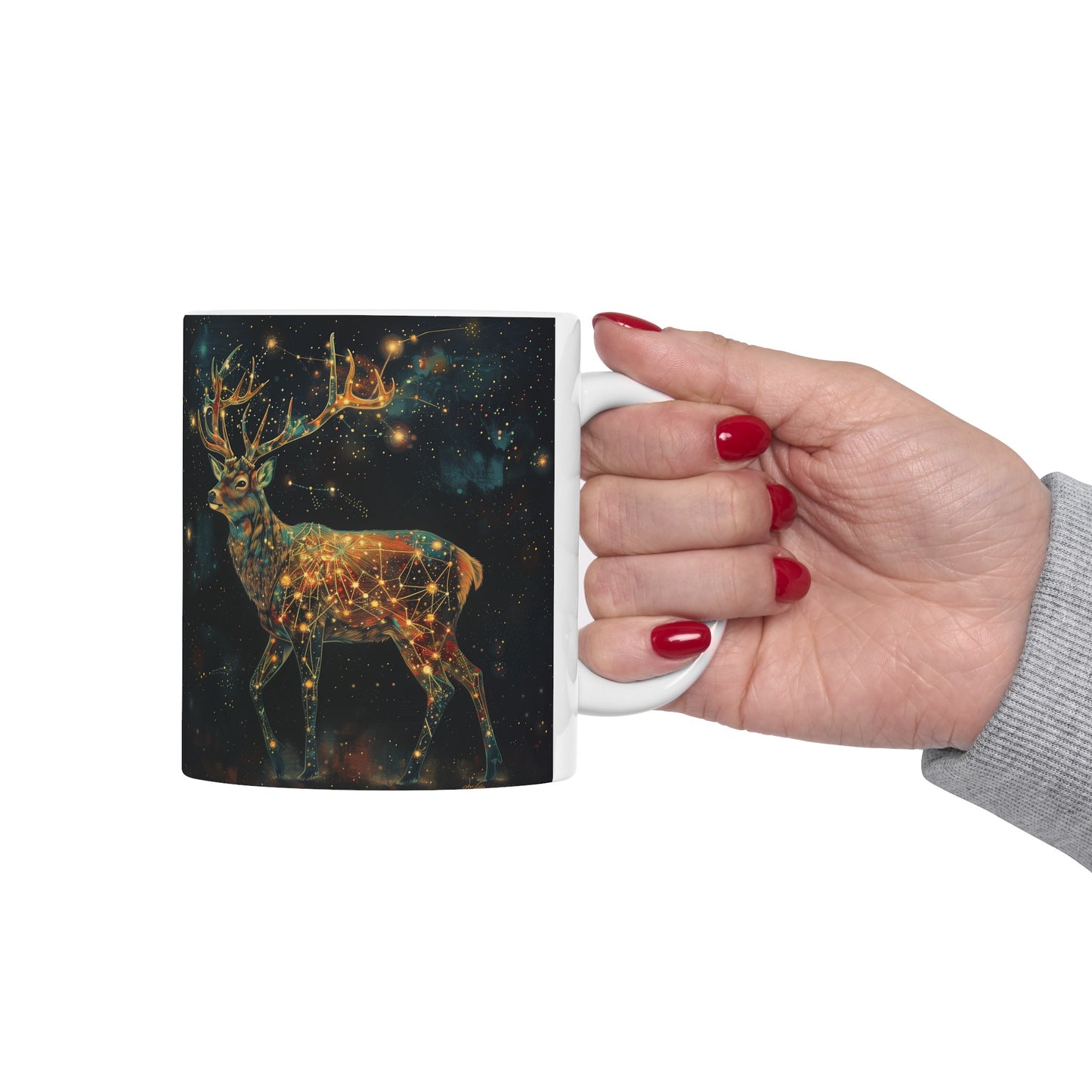 Cosmic Deer B - Ceramic Mug Collection