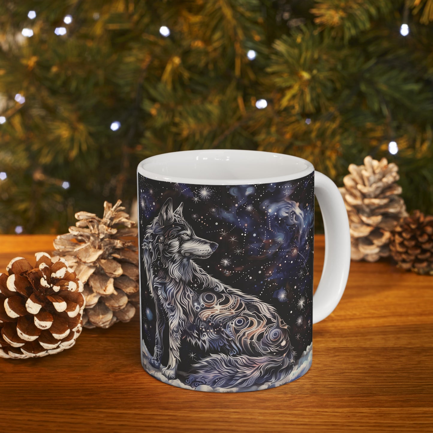 Cosmic Wolf C - Ceramic Mug Collection