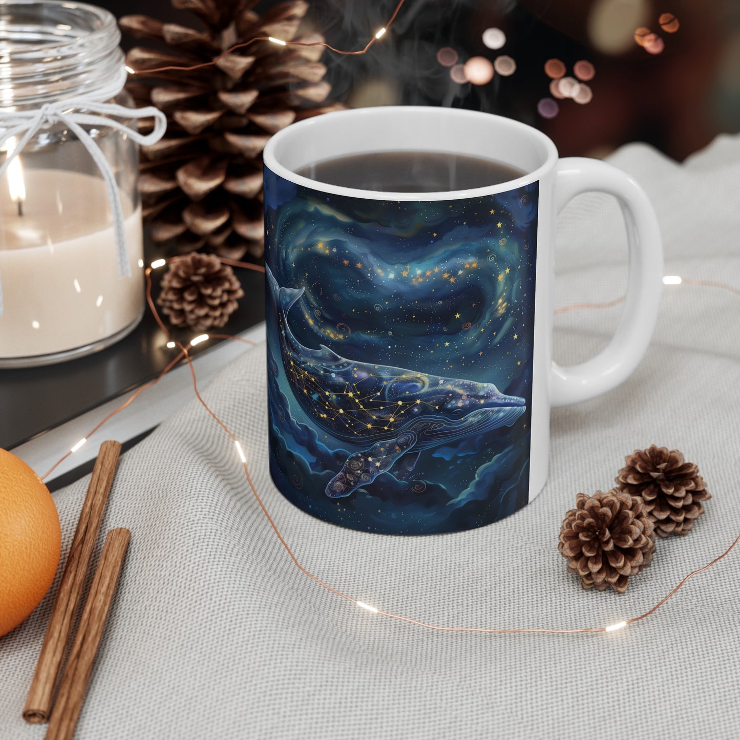 Cosmic Whale C - Ceramic Mug Collection