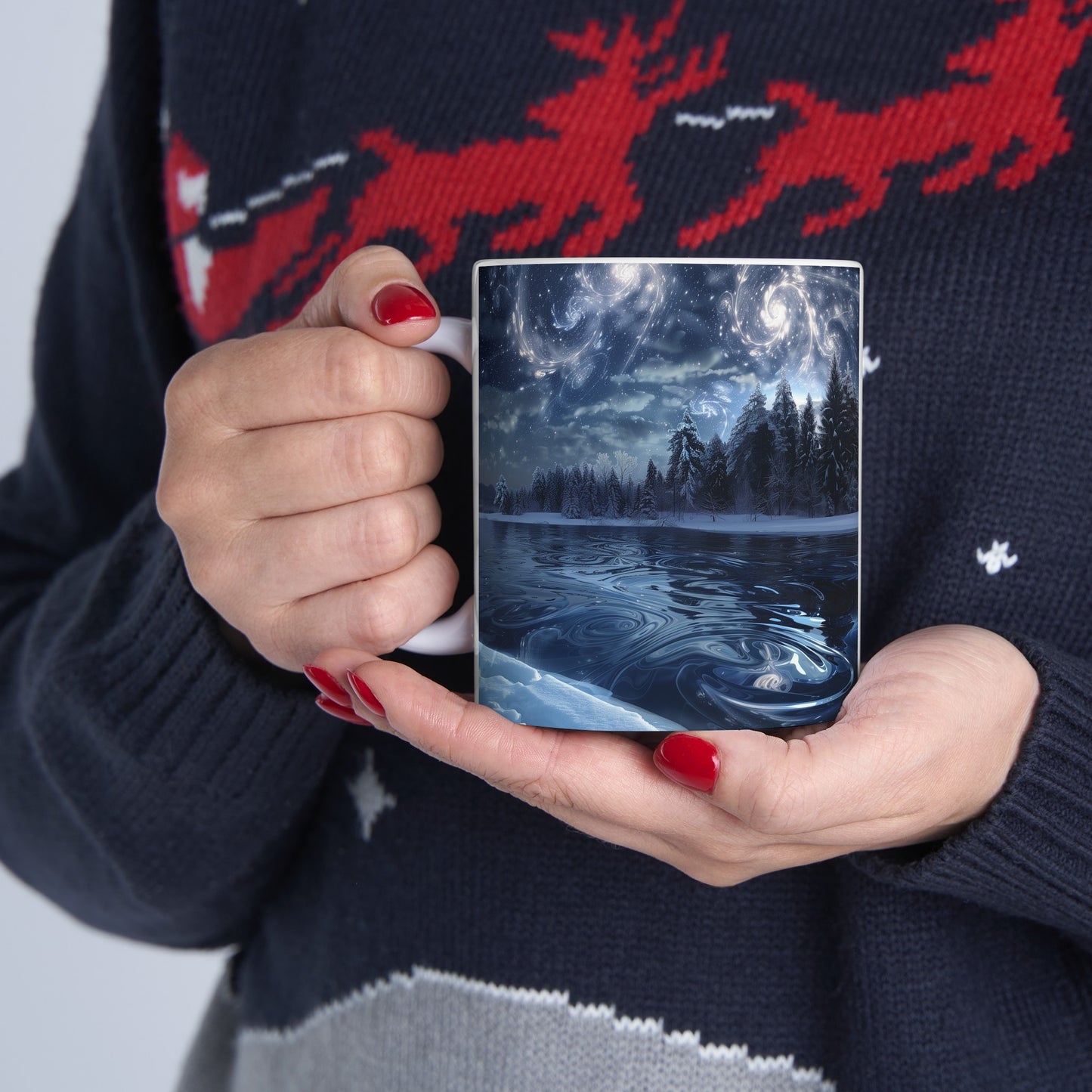 Frozen Lake Galaxy C - Ceramic Mug Collection