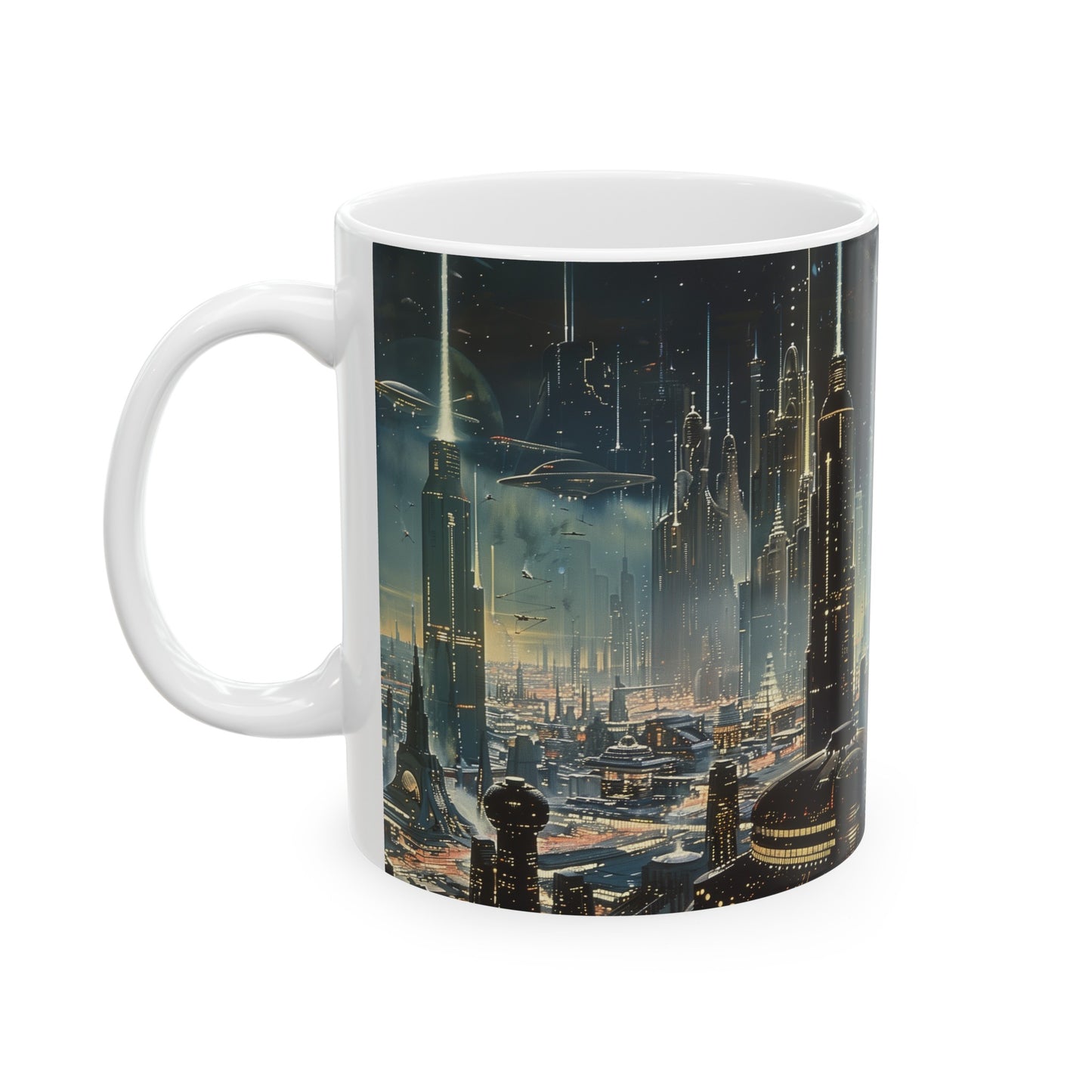 Futuristic City A - Ceramic Mug Collection