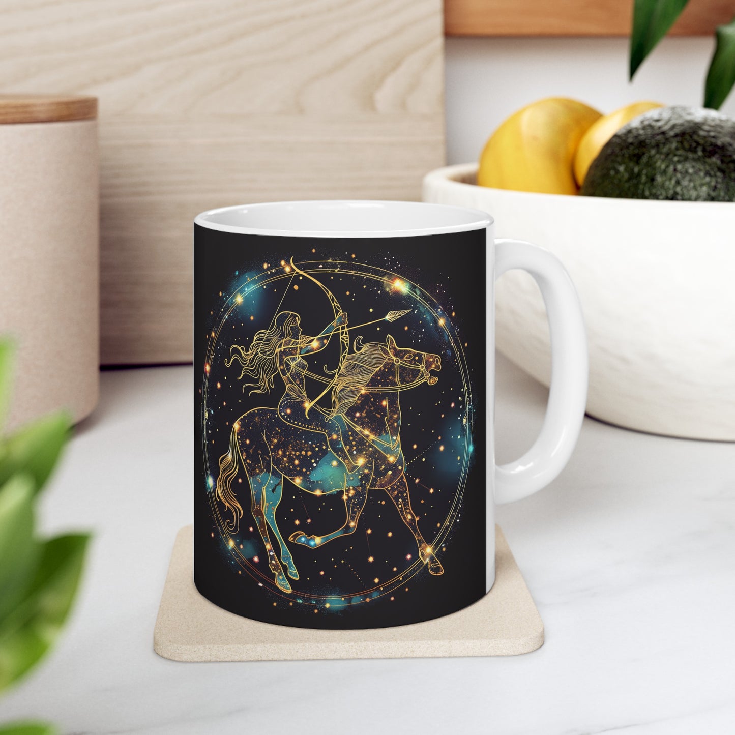 Sagittarius Celestial #2 - Ceramic Zodiac Mug Collection