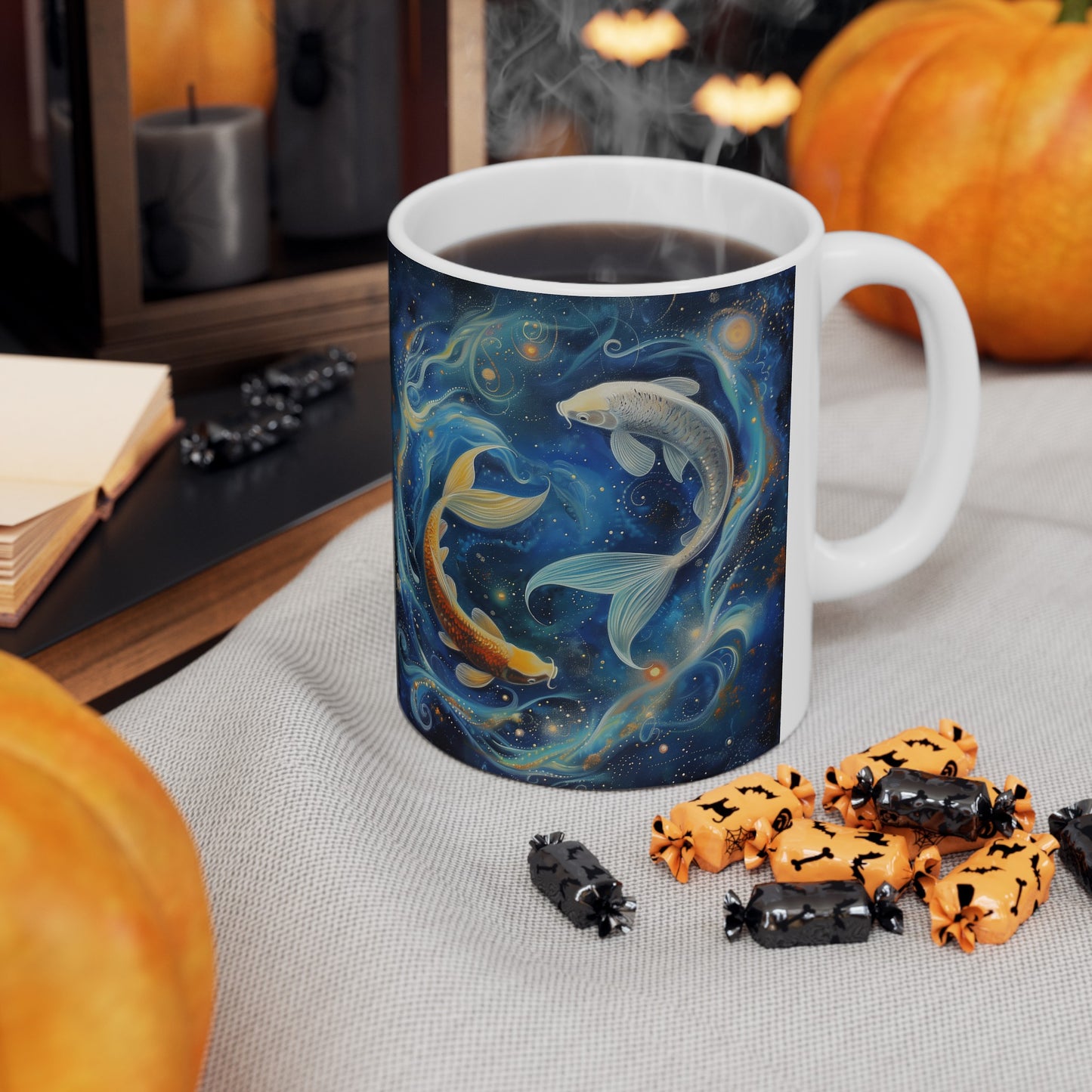 Pisces Celestial #1 - Ceramic Zodiac Mug Collection