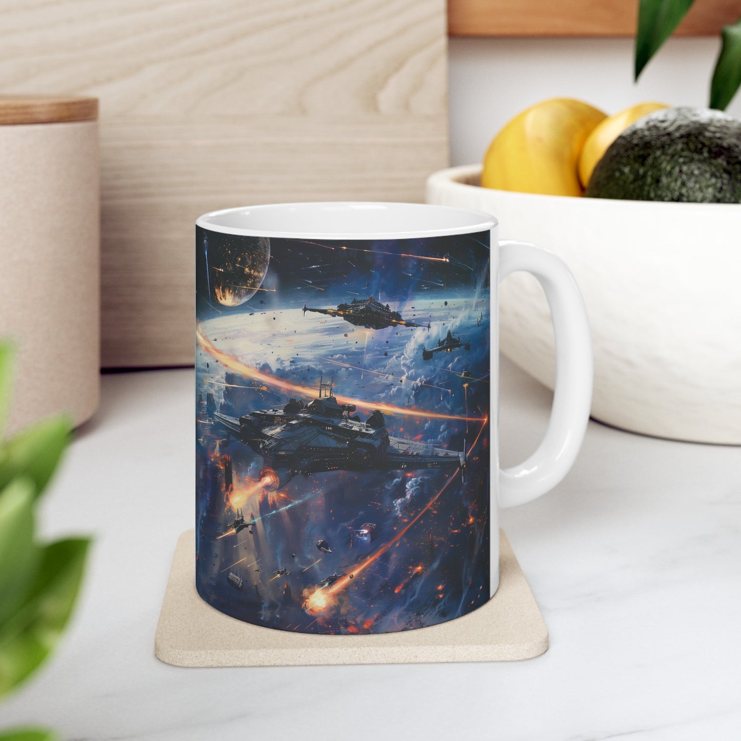 Space Battle A - Ceramic Mug Collection