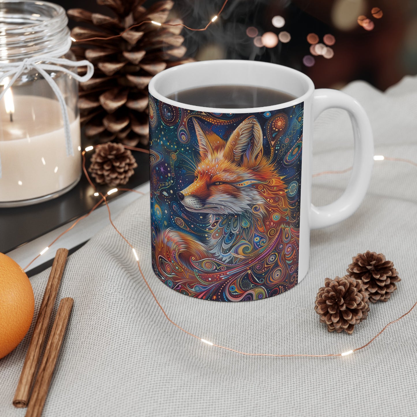 Cosmic Fox C - Ceramic Mug Collection