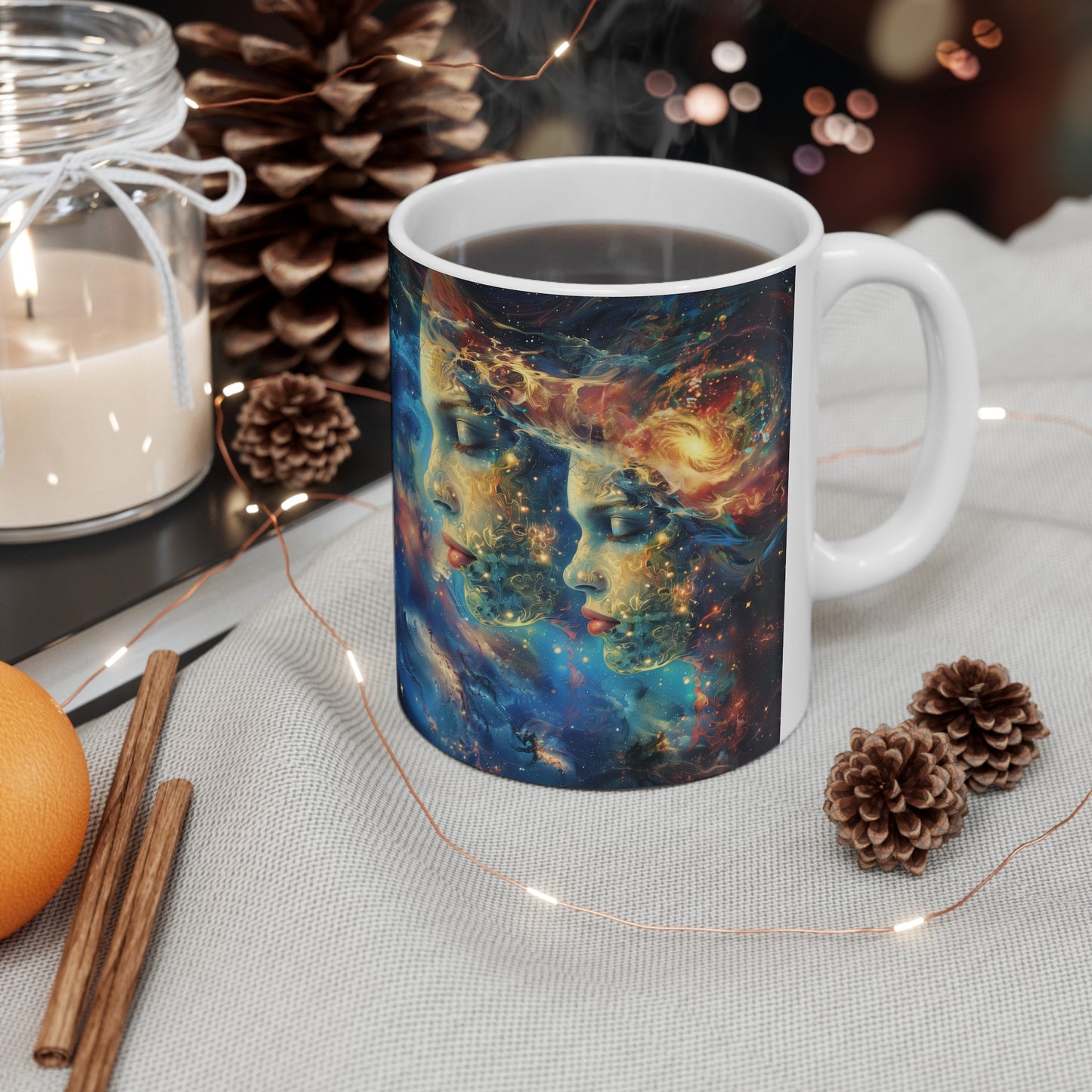 Gemini Celestial #4 - Ceramic Zodiac Mug Collection