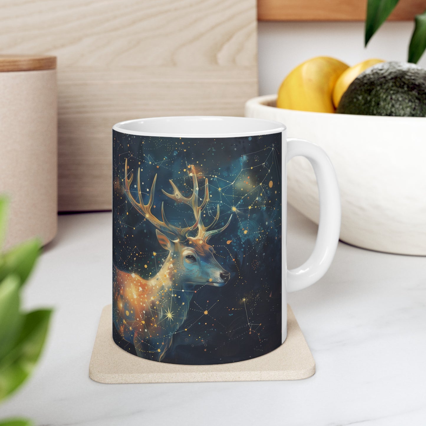 Cosmic Deer A - Ceramic Mug Collection